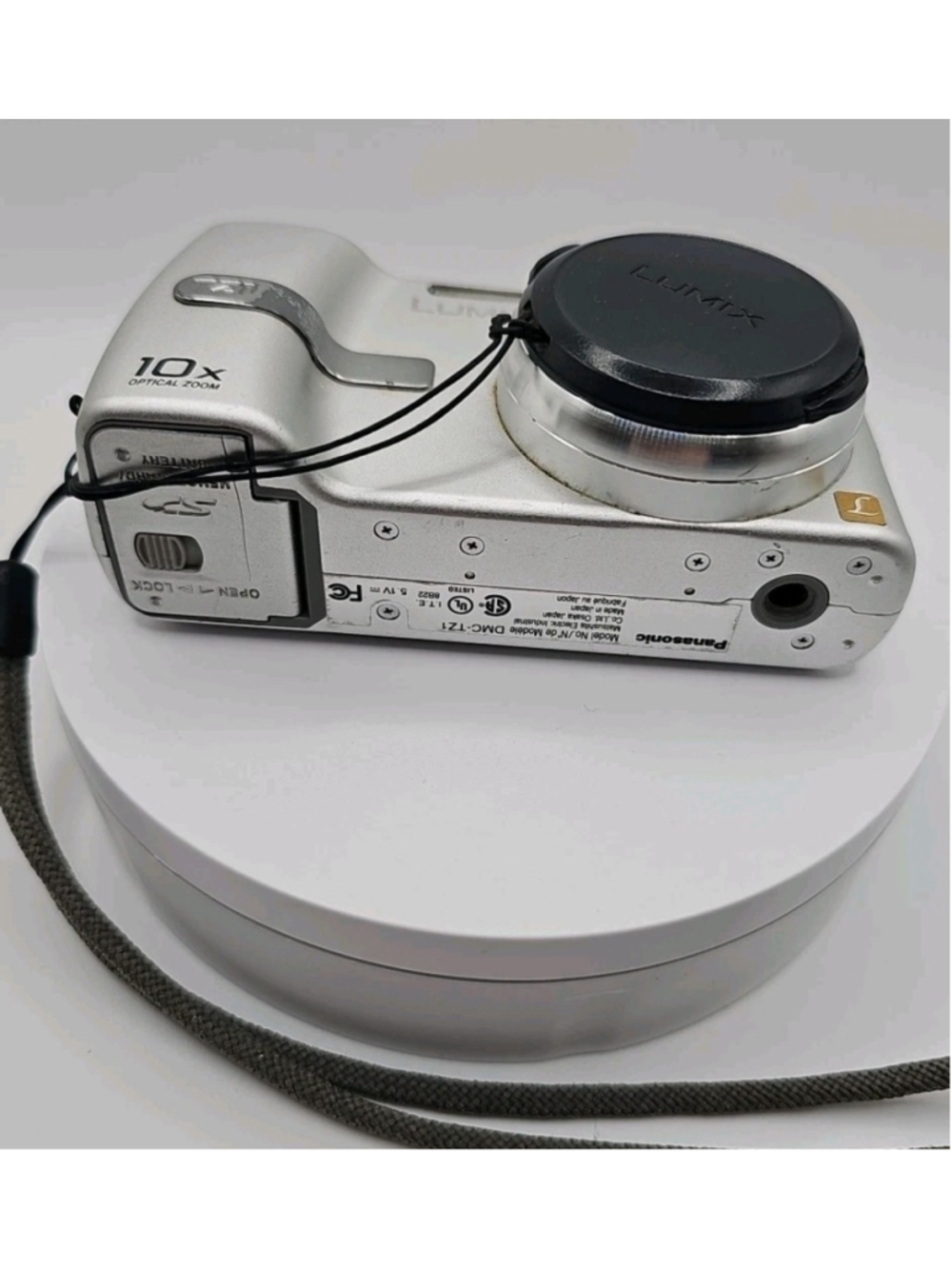 Panasonic Lumix DMC-TZ1 5.0MP 10x Zoom Digital Camera Untested/For Parts - Picture 7 of 7